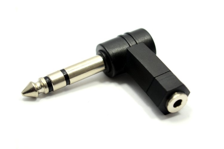 Audio Winkeladapter für Metalldetektoren