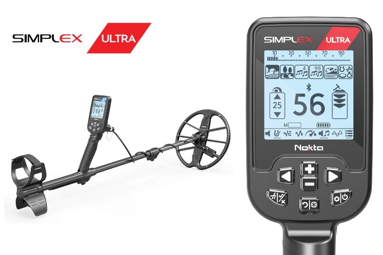 Nokta/Makro Simplex ULTRA WHP Metalldetektor & Grabehacke als Gratiszugabe